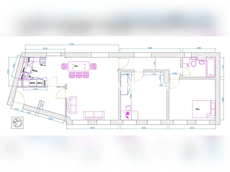 Tauschwohnung: Landeseigen, 3Zi Schöneb.,suche 2 Zi im Umkreis m. Balkon — photo 1